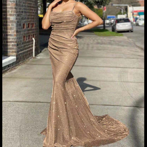 Damen Langarm Maxi Abendkleid mit Pailletten für Abschlussball und Partys - Product Image 6