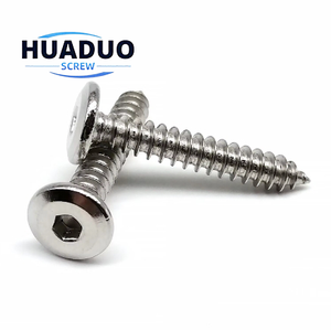 <span class=keywords><strong>Tornillos</strong></span> autorroscantes <span class=keywords><strong>de</strong></span> fábrica personalizados <span class=keywords><strong>de</strong></span> acero inoxidable 304/316 M6x50 con cabeza <span class=keywords><strong>de</strong></span> oblea hexagonal para tableros, <span class=keywords><strong>tornillos</strong></span> para madera A2-70 - Product Image 2