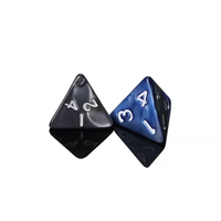 Dés de jeu polyédriques colorés à 4 faces personnalisés dés D4 en plastique