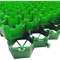 Grille d'herbe Paver Parking Gravier Pavé Grille Plastique Gazon Grille Pavés