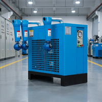 Compresseur d'air à vis fixe sans huile à haute efficacité, refroidi par eau, avec sécheur – Vente directe usine