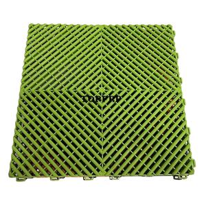 <b>Plastic</b> Interlocking Garage Flooring tiles PP <b>Plastic</b> Floor Tiles - Product Image 1