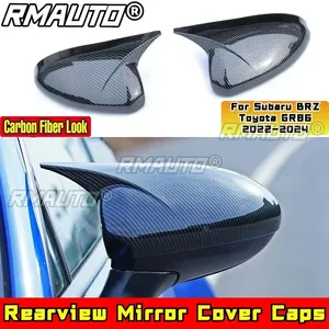 สำหรับ Subaru BRZ Toyota GR86 2022-2024 ชุดแต่งฝาครอบกระจกมองหลังลายคาร์บอนไฟเบอร์ สไตล์ DC อุปกรณ์ตกแต่งรถยนต์ - Product Image 1