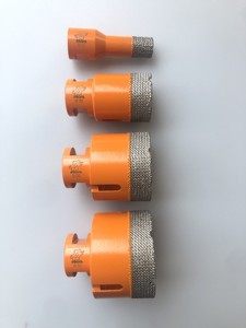 55mm真空ろうドリルビット磁器タイル花崗岩大理石ダイヤモンドセグメントコアビット効率的な穴のこぎり石タイル用 - Product Image 3