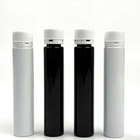 Tubes d'emballage pour comprimés en plastique PET transparent de 109 mm, résistants aux enfants, avec bouchon à vis CR