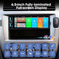 Autoradio Grandnavi 1din 6,5 pouces MP3 sans fil Carplay Android Auto Écran tactile Système d'exploitation Linux Appel BT FM Charge rapide Universel