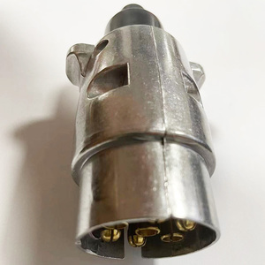 Connecteur de <span class=keywords><strong>remorque</strong></span> pour caravane, 20 pièces, <span class=keywords><strong>7</strong></span> <span class=keywords><strong>broches</strong></span>, 12V, <span class=keywords><strong>prise</strong></span> de courant ronde, adaptateur en métal, utilisé pour les accessoires de <span class=keywords><strong>remorque</strong></span> - Product Image 5
