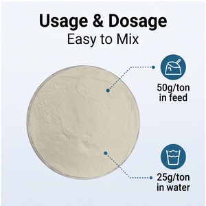 Élimine les mycotoxines : Complexe anti-bave pour la santé aviaire, additif alimentaire, matière première, liant et enzyme dégradante pour les mycotoxines - Product Image 1