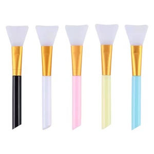 Custom <b>Silicone</b> Face Mask Brush Soft Clay Mask Applicator Gold Black Pink Beauty <b>Tool</b> - Product Image 2
