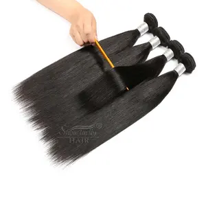 Wholesale Salon Quality 100% Human Hair Pure Brazilian Hair 22" 24" 26" 28" Hair Weaving Weft Bundles