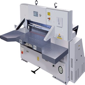 Cortadora de Papel Programable 3A Nantou de 920 mm con Doble Engranaje Hidráulico de Gusano, Máquina Computarizada para Corte de Papel de Uso Industrial - Product Image 1