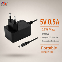 Adaptateur d'alimentation à découpage à faible bruit 5V 0.5A 2.5W pour bande LED, chargeur et alimentation 3V 6V 9V 12V 15V 18V 24V 1A 2A 3A