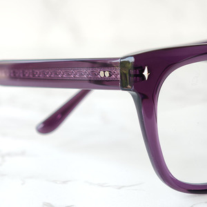 Elegantes gafas ópticas rectangulares de acetato de moda con moldura de metal popular en los marcos de gafas frontales - Product Image 4