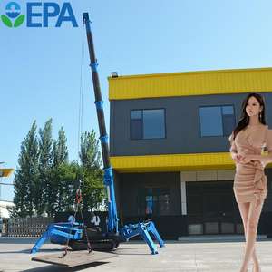 Petite grue sur chenilles de haute qualité en Chine avec une capacité de levage efficace. La petite grue hydraulique d'araignée peut être adaptée aux besoins du client - Product Image 5