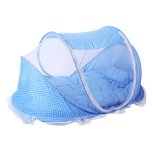 Moustiquaire pliable pour bébé avec tapis de couchage et oreiller, lit moustiquaire 3 pièces, musique, 0-3 ans - Product Image 5