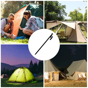 Clavos de Acero Resistentes y Alargados para Tiendas de Campaña, Clavos para Sujeción a Tierra para Camping y Playa, 15CM 20CM 25CM 30CM 35CM 40CM - Product Image 2