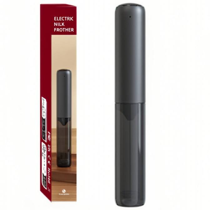 Classic black rechargeable milk beat with cover