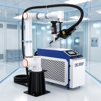 Bras robotisé de soudage au laser, robot collaboratif de soudage industriel