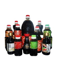 Sauce soja en bouteille de haute qualité, variétés claire et foncée, type de fabrication fermentée