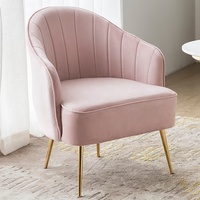 Canapés de luxe dorés nordiques fauteuil en métal velours chaise de bureau d'hôtel canapé moderne pour la maison ensemble de canapés sectionnels meubles de salon
