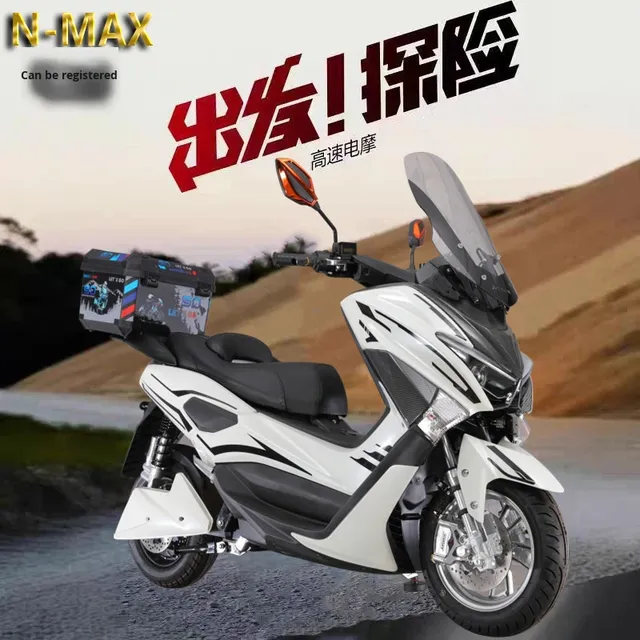 Brand New Warrior Electric Scooter 72V High-Speed 61-80km/h High-Power Motorcycle Delivery Travel License Plate Applicable Place