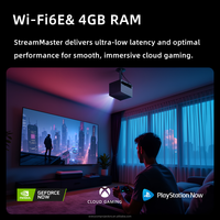 Awol 3000 ANSI Google TV Valerion StreamMaster Plus2 Projecteur Laser Triple 4K Vidéo Projecteur 4K Proyector