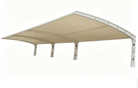 Structure de carport solaire intégrée étanche et antirouille pour véhicules, accessoires de montage photovoltaïque inclus