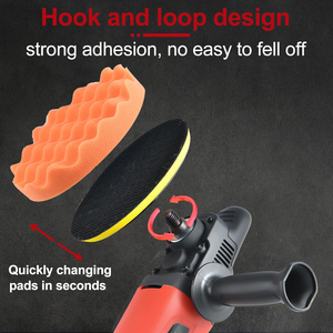 Lucidatrice Portatile Industriale Elettrica a Doppia Azione 120V Senza Fili con Faro, Mini Macchina per Lucidatura Auto 1200W a 6 Velocità Variabili - Product Image 4