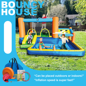 Qualité en gros petit usage domestique gonflable saut <span class=keywords><strong>maison</strong></span> Oxford arrière-cour gonflable château <span class=keywords><strong>gonfleur</strong></span> - Product Image 1