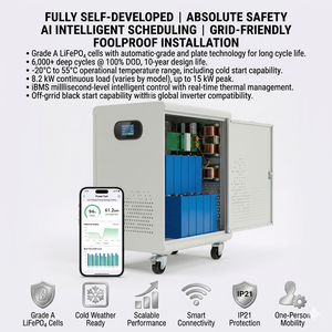 Batería de Almacenamiento Doméstico de Alta Capacidad de 48KWH, <span class=keywords><strong>Directo</strong></span> de Fábrica, con Tecnología CAN, para Suministro de Energía a Toda la Casa, Ideal para Grandes Villas Europeas - Product Image 1