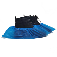 Couvre-chaussures jetables imperméables antidérapants en plastique, protections pour chaussures