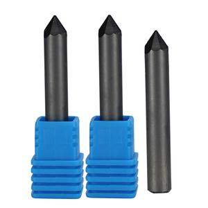 Sáu arrises PCD kim cương millng Cutter Granite cắt khắc đá cẩm thạch đá khắc bits khắc công cụ <span class=keywords><strong>CNC</strong></span> <span class=keywords><strong>Router</strong></span> End Mill - Product Image 6