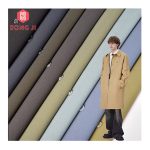 Entrega rápida 100% poliéster 160-165GSM transpirable T800 ATY Cavalry Twill tela impermeable para gabardina y pantalones - Product Image 1