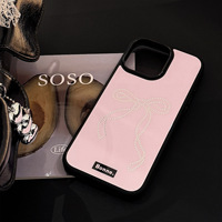 Coque de téléphone à dorure à la mode Ins pour Iphone16 16pm/plus/pro Coque de protection
