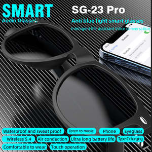 Lunettes intelligentes SG23 Pro AI avec caméra 300W intégrée, WIFI, enregistrement vidéo, assistant vocal, traduction intelligente - Product Image 4