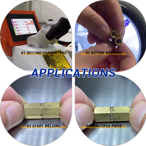 Máquina de soldadura por puntos de joyería láser YAG de 200W de escritorio, soldador láser portátil para anillo de oro y plata, collar, pendientes, reparación de gotas para los oídos - Product Image 4