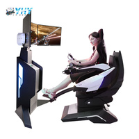 Simulador de Vuelo de Realidad Virtual 9D con 3 Pantallas de 32 Pulgadas, Aleación de Aluminio, Joystick Logitech X52, Silla 360°