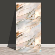 Nouvelle conception de la série or du fabricant, carrelage mural en <span class=keywords><strong>PVC</strong></span> imitation marbre de 60*60 cm et 1200*3000 mm pour appartement, chambre à coucher, cuisine, hôtel - Product Image 5