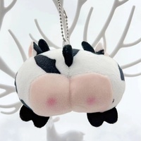 Internet Celebrity Corgi Butt Pendentif Poupée Mignon Chat Butt Porte-clés En Peluche Jouets pour Porte-clés Visibilité et Style Améliorés