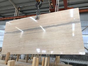 Italy Stone Marmol Travertino Precio Slabs Marble Silver Grey Travertine Wall <b>Floor</b> Tiles - Product Image 3