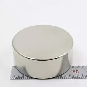 Free Samples Hot Sale Neo Reasonable Price Large Big Size 50mm Disc Neodymium Magnet N52 50x30