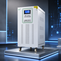 Régulateur de tension automatique triphasé à enroulement en cuivre, haute efficacité 98%, écran LCD, certifié CE, 100 kVA