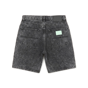 กางเกงขาสั้นลำลองผู้ชายคุณภาพสูง สีพื้น ย้อมสีเรียบ แห้งเร็ว ซักแบบแอซิดวอช คุณภาพสูง สำหรับฤดูร้อน - Product Image 2