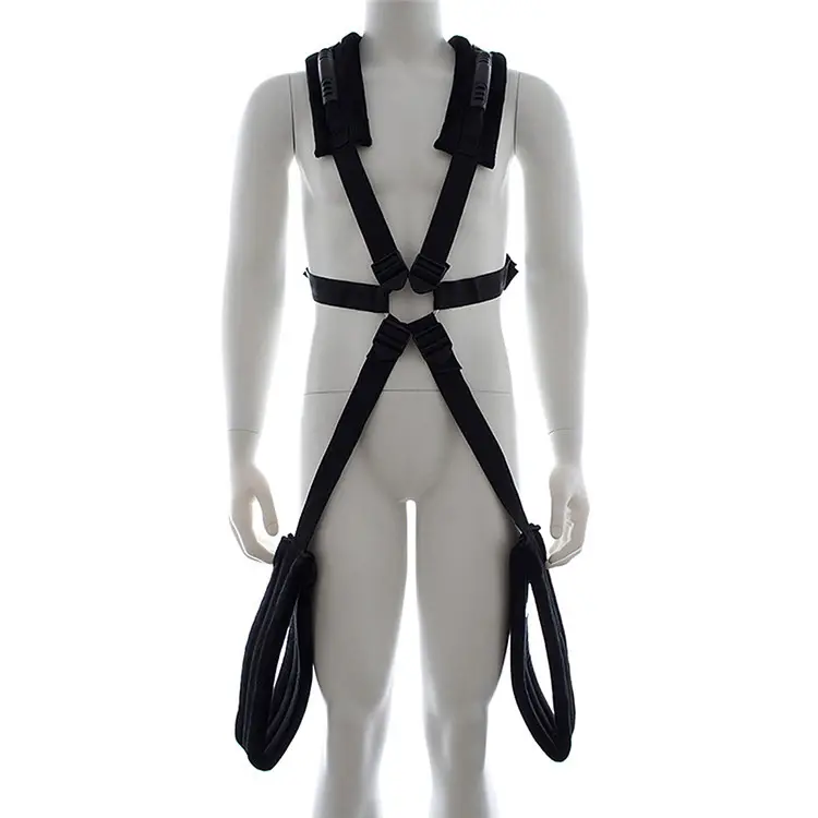 Homme portant bondage stand bdsm fétiche balançoire sexy retenue sexe auto bondage gear