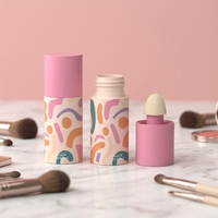 Tube de brillant à lèvres personnalisé, flacon vide pour brillant à lèvres, design de bâton de blush, emballage cosmétique, tubes en plastique, emballage de maquillage pour brillant à lèvres