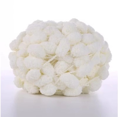 Fil de boule blanc lait-25m