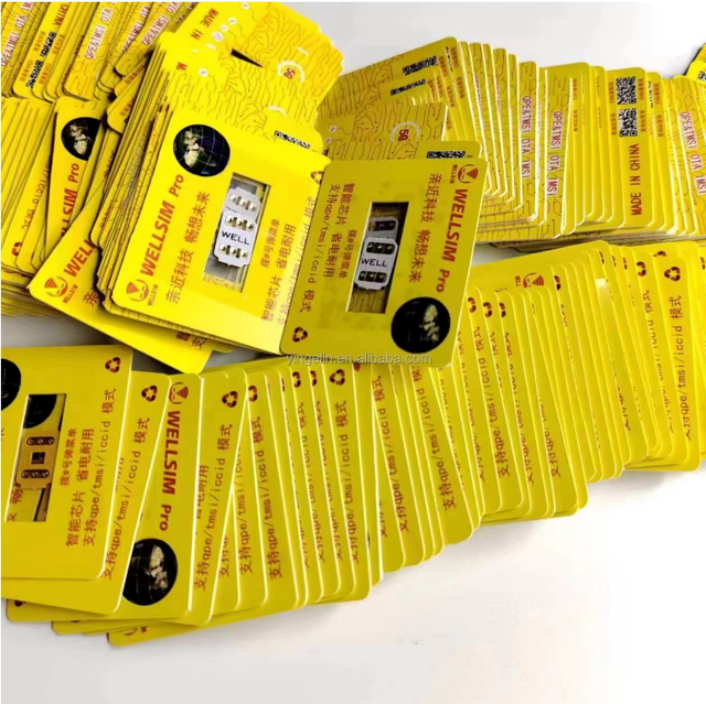 Newest V4.1 Wellsim Pro Glue Version with QPE Esim Intel MEP Mode for IPhone6 to 17promax