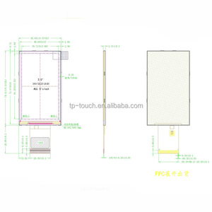 Aangepaste Beschikbare 3 Inch 360X640 Tft Kleurenscherm Mipi-<span class=keywords><strong>Interface</strong></span> 350 Cd/M2 Helderheid Led Backlight Ctp Touch Operationele Temp -20 - Product Image 5