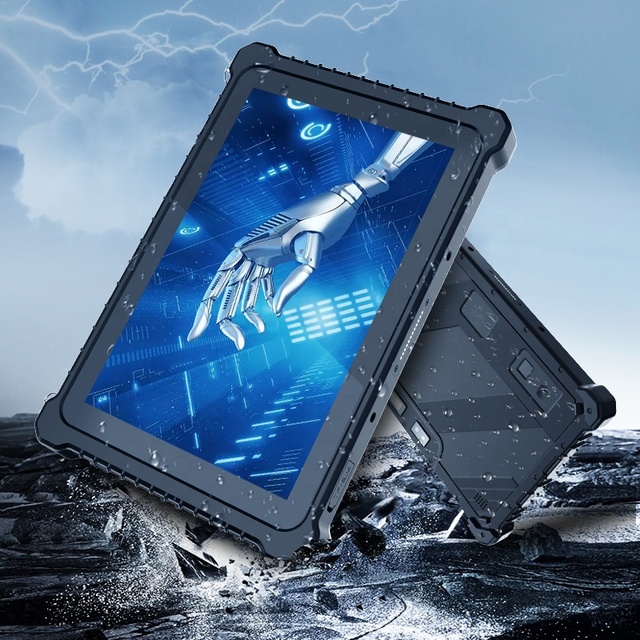 MeetNeng Intel N5100 Industrial Rugged Tablet 10" 1920x1200 Capacitive Touchscreen N100 11200 MHA NFC Windows 10/Android 14 IP67