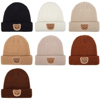 Chapeau chaud en tricot jacquard à motif animal mignon pour bébés et enfants, style coréen, nouvelle collection automne-hiver, en acrylique, idéal pour les voyages